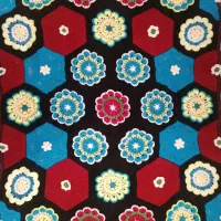 پتوی نوزادی قلاب بافی