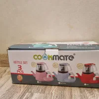 کتری و قوری لعاب کوک میت(صورتی)