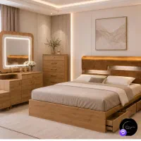 تخت یک نفره  چراغ دار  کتبیه