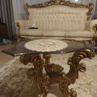 مبلمان سلطنتی ومیز و صندلی و بوفه آیینه