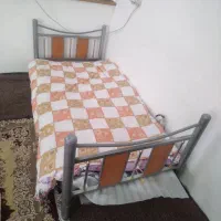 تخت یک نفره تمام فلز