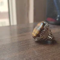 انگشتر نقره چشم ببر