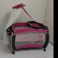 تخت پارک *روروئک * بانوج در حد نو کم کار و تمیز|تخت و صندلی بچه|مشهد, هفت تیر (نه دره)|دیوار