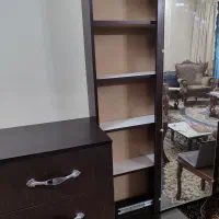 میز آرایش دراور با آینه ریلی درحد نو|جاکفشی، کمد، دراور|اصفهان, ابر|دیوار
