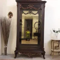 بوفه اینه دار تمام چوب و زبیا کاملا سالم