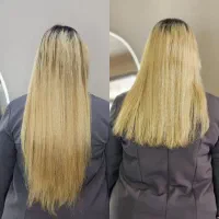 اکستنشن مو طبیعی|خدمات آرایشگری و زیبایی|شیراز, باغ تخت|دیوار