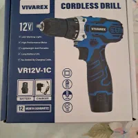 دریل شارژی  ویوارکس.  تک باطری