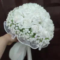 دسته گل عروس ساحل|گل مصنوعی|قشم, |دیوار