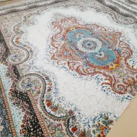 دوتخته فرش بسیار خوش نقش و جذاب ۱۲۰۰شانه تراکم۳۶۰۰