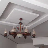 لوستر  چوب طبیعی  در حد    کار تهران
