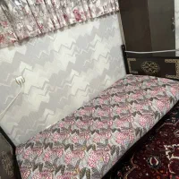 تخت خواب تک نفره و کمد لباسی|تخت و سرویس خواب|اصفهان, بهارستان|دیوار