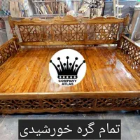 تخت سنتی چوبی