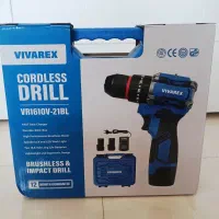 دریل شارژی چکشی براشلس ویوارکس مدل vr1610-v21bl|ابزارآلات|شاهین‌شهر, شهرک ردانی پور|دیوار