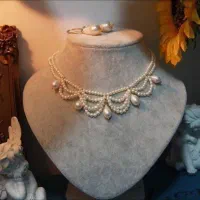 گردنبند مجلسی مرواریدی