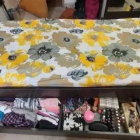 تخت تک نفره MDF طرح کتابخانه‌دار|تخت و سرویس خواب|اصفهان, لاله|دیوار