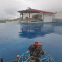 اجرای بتن ریزی بادستگاه ماله پروانه ای