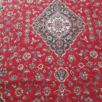 فرش گل قرمز ۶ متری