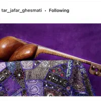 تار ساخته ی استاد جعفر قسمتی قدمت ۷ سال