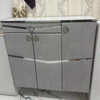 مبل ۷نفره طوسی .میزوگلمیز.جاکفشی ست|مبلمان خانگی و میز عسلی|شیراز, شهرک مخابرات|دیوار