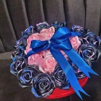 گل روبانی  روبان|گل مصنوعی|کرمان, |دیوار