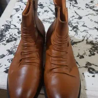 کفش نیم پوتین مردانه سایز ۴۴ رنگ قهوه ای