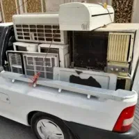 انواع کولر های پنجره ای و دوتیکه سوخته