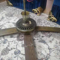 پنکه سقفی کاملا سالم همراه با 4عدد لامپ40وات