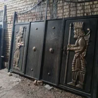 درهای آهنی حیاط وباغ|مصالح و تجهیزات ساختمان|فلاورجان, |دیوار