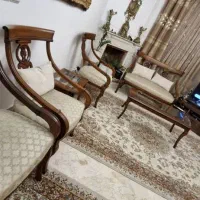 فروش فوری مبل کلاسیک همراه با غذا خوری