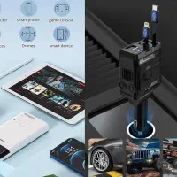 شارژر فندکی فست دارای کابل متصل|لوازم جانبی موبایل و تبلت|اهواز, فاز ۲ پادادشهر|دیوار