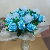 دسته گل روبان