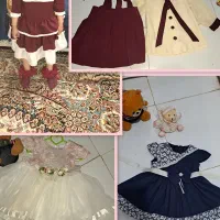 لباس دخترونه شیک مناسب عید تا ۵ سال