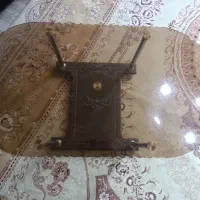 میز بلوری شیشه ای
