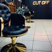 فروش صندلی کپ آرایشگاهی چرم آلگرو طلایی|آرایشگاه و سالنهای زیبایی|مبارکه, |دیوار