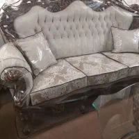 یک سرویس مبل سلطنتی قهوه ای خیلی خوشرنگ|مبلمان خانگی و میز عسلی|ری, فیروزآبادی|دیوار