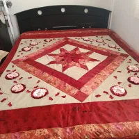 تخت دو نفره همراه پاتختی