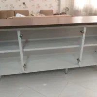 کابینت فلزی بدون درب سالم و محکم