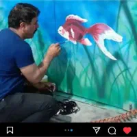 دیوارنویسی،دیوار نویسی،زیباسازی مدارس،طراحی،نقاشی|خدمات پیشه و مهارت|کرج, شهرک امام رضا (ع)|دیوار