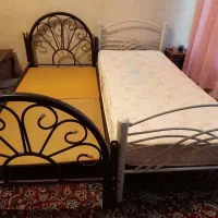 تخت خواب یکنفره فرفورژه