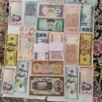 دو بسته اسکناس 10 تومن و 20 تومنی و تعدادی اسکناس|کلکسیون سکه، تمبر، اسکناس|شیراز, خلدبرین|دیوار