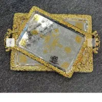 انواع سینی چای خوری موجود توضیحات خوانده شود|ظروف سرو و پذیرایی|دهدشت, |دیوار