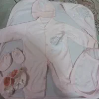 لباس نوزادی سرهمی ست بیمارستانی
