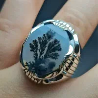 انگشتر هایه نقره شجر مهردار|جواهرات|تهران, باغ فیض|دیوار