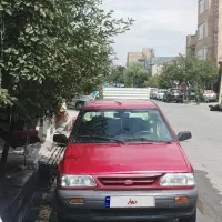 پراید قرمز روشن خاص مدل GTX I مدل 1386