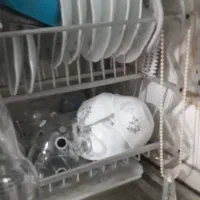 جاظرفی رنگ مشکی با دسته چوب|آبچکان و نظمدهنده ظروف|رشت, پل تالشان|دیوار