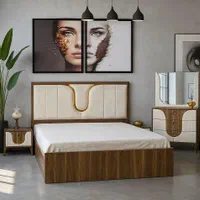 سرویس خواب laleh نور مخفی تخت دو نفره تختخواب