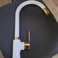 شیر ظرفشویی فانتزی سفید طلایی