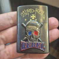 فندک بنزینی زیبا کلکسیونی مخصوص مجموعه برند REBEL