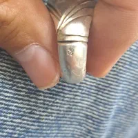 انگشتر شجر تک درخت ریز نقش سنگین|جواهرات|مریوان, |دیوار