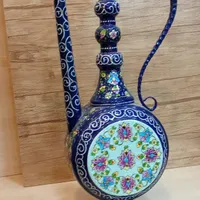 آفتابه مسی مینا|صنایع دستی و سایر لوازم تزئینی|قم, چهار مردان|دیوار